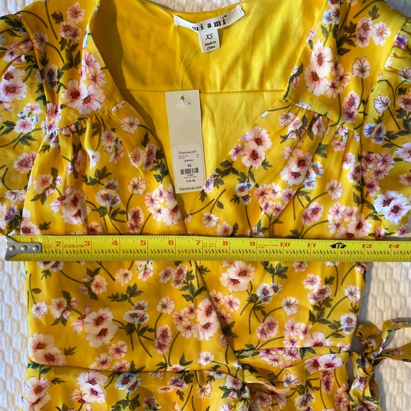 NWT yellow floral dress - Picture 9 of 9